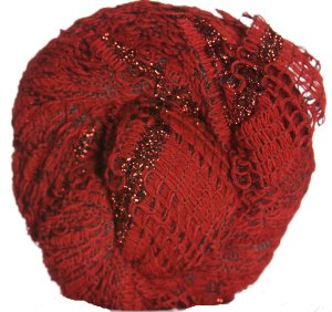 Berroco Lacey Metallic Yarn - 8355 True Red