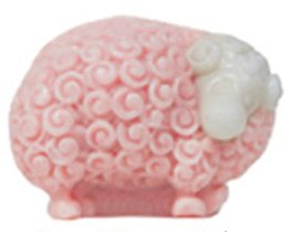 Debra's Garden Sheep Soap - Sherbert Pink - Breast Cancer (Lavender Scent)