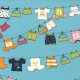 Sweetwater Lucy's Crab Shack - Trunks & Tops - Ocean (5480 12) Fabric photo