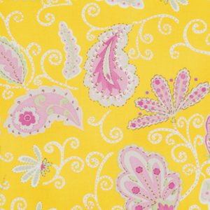 Dena Designs Pretty Little Things Fabric - Madeleine - Yellow