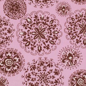 Dena Designs Pretty Little Things Fabric - Jada - Brown