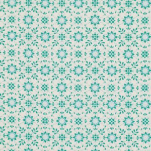 Dena Designs Pretty Little Things Fabric - Daisy - Aqua