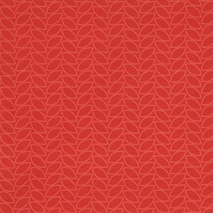 Denyse Schmidt Chicopee Fabric - Dotted Leaf - Red