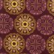 Tina Givens Star Flakes and Glitter - Doily - Plum Fabric photo
