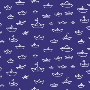 Cloud 9 Fabrics Seven Seas Fabric - The Fleet - Navy