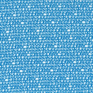 Cloud 9 Fabrics Happy Drawing Fabric - Scribbles - Blue