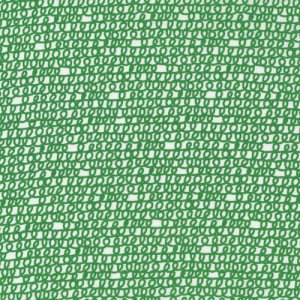 Cloud 9 Fabrics Happy Drawing Fabric - Scribbles - Green