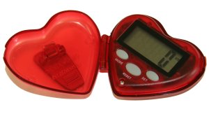 Jimmy Beans Wool Stitch Red - Heart Pedometer
