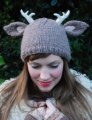 Tiny Owl Knits - Deer With Antlers Hat