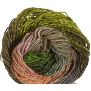 Noro Silk Garden Yarn - 374 Sand, Pink, Peach, Olive (Discontinued)