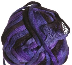 Knitting Fever Flounce Yarn - 27 Black, Violet, Purple