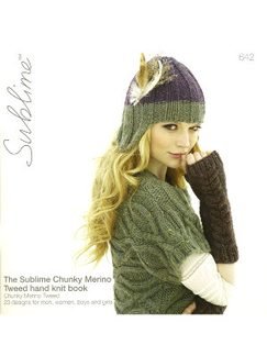 Sublime Books - 642 - The Chunky Merino Tweed Hand Knit Book