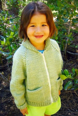 Knitting Pure and Simple Baby & Children Patterns - 0249 - Children's Bulky Neckdown Jacket Pattern