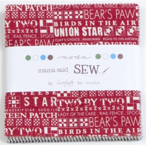 Sweetwater Mama Said Sew Precuts Fabric - Charm Pack