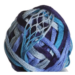 Knitting Fever Tricor Yarn - 10 - Navy, Teal, Sky