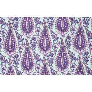 Amy Butler Love Flannel Fabric - Cypress Paisley - Mint