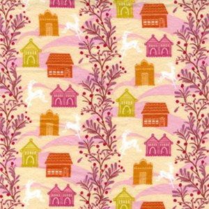 Anna Maria Horner Folksy Flannel Fabric - Forest Hills - Glow