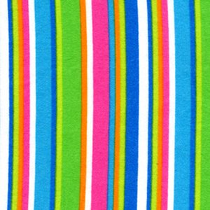 Erin McMorris Irving Street Flannel Fabric - City Stripe - Blue