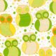 Valori Wells Della Flannel - Little Owls - Sun Fabric photo