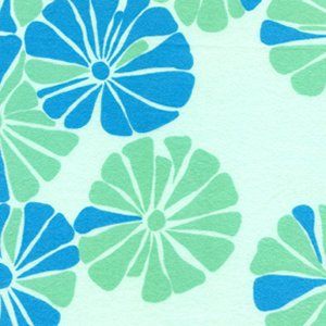 Valori Wells Della Flannel Fabric - Flora - Ocean