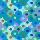 Valori Wells Bliss Flannel - Circles - Ocean Fabric photo
