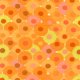 Valori Wells Bliss Flannel - Circles - Tangerine Fabric photo