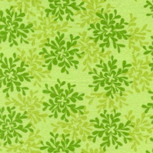 Valori Wells Bliss Flannel Fabric - Leaves - Green