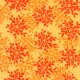 Valori Wells Bliss Flannel - Leaves - Tangerine Fabric photo