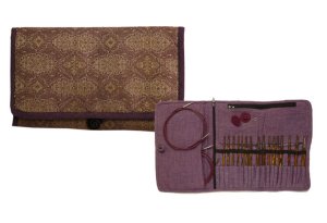 Knitter's Pride Fabric Interchangeable Needle Case - Violet Dream