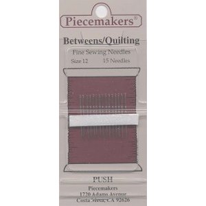 Piecemaker Sewing Needles - Piecemaker Between / Quilting Needles Size 12