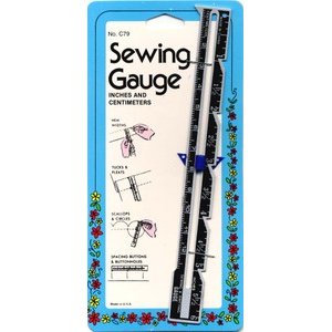 Collins Sewing Gauge - Sewing Gauge Metric/English