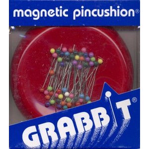 Blue Feather Products Grabbit Magnetic Pincushion - Red