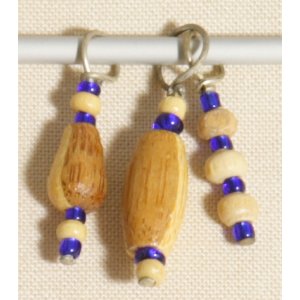 Knitter's Pride Zooni Stitch Markers - Royal Wood