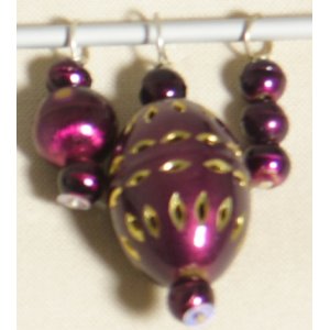 Knitter's Pride Zooni Stitch Markers - Plum Passion