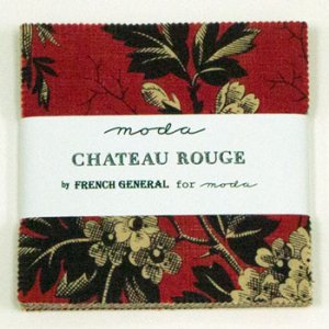 French General Chateau Rouge Precuts Fabric - Charm Pack