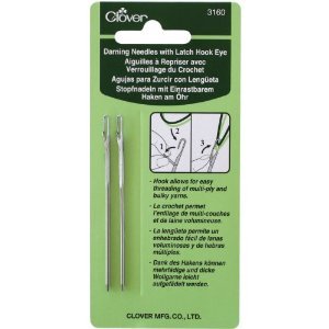 Clover Darning Needle with Latch Eye Hook