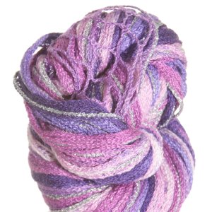 Filatura Di Crosa Moda Lame Long Print Yarn - 204 Lilac/Silver