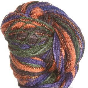 Filatura Di Crosa Moda Lame Long Print Yarn - 205 Midnight/Copper
