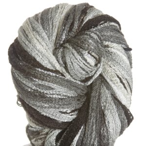 Filatura Di Crosa Moda Lame Long Print Yarn - 202 Charcoal/Silver