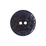 Blue Moon Button Art Corozo Ornate Buttons - Blue 15mm Buttons photo