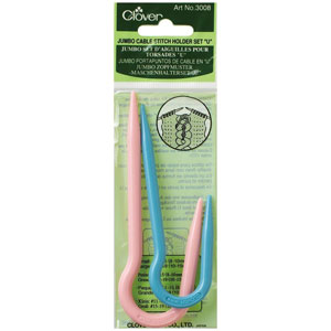 Cable Stitch Holders - U-Shaped Jumbo Cable Needle by Clover
