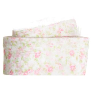 Circulo Tecido Trico Yarn - 0264 White & Pink Floral