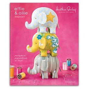 Heather Bailey Sewing Patterns - Effie and Ollie Elephant Pattern