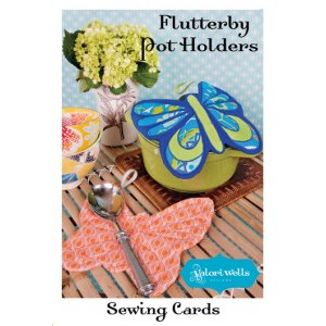 Valori Wells Designs Sewing Patterns - Flutterby Potholder Pattern