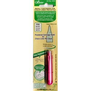 Clover Chaco Liner Pen Chalk Refill - Pink