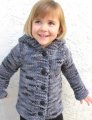 Knitting Pure and Simple Baby & Children Patterns - 0126 - Children's Bulky Top Down Coat Patterns photo