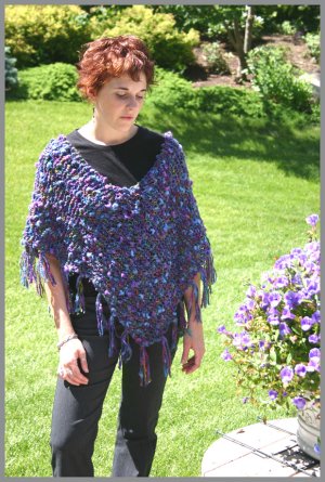 Knitting at Knoon Patterns - Condo Poncho Ole (Discontinued) Pattern