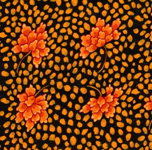 Kaffe Fassett Peking Fabric - Orange