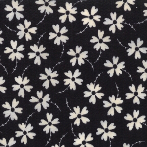 Sweetwater Mama Said Sew Fabric - Lazy Daisy - Black (5494 23)