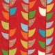 Jenn Ski Mod Century - Vine Stripe - Ruby (30515 12) Fabric photo
